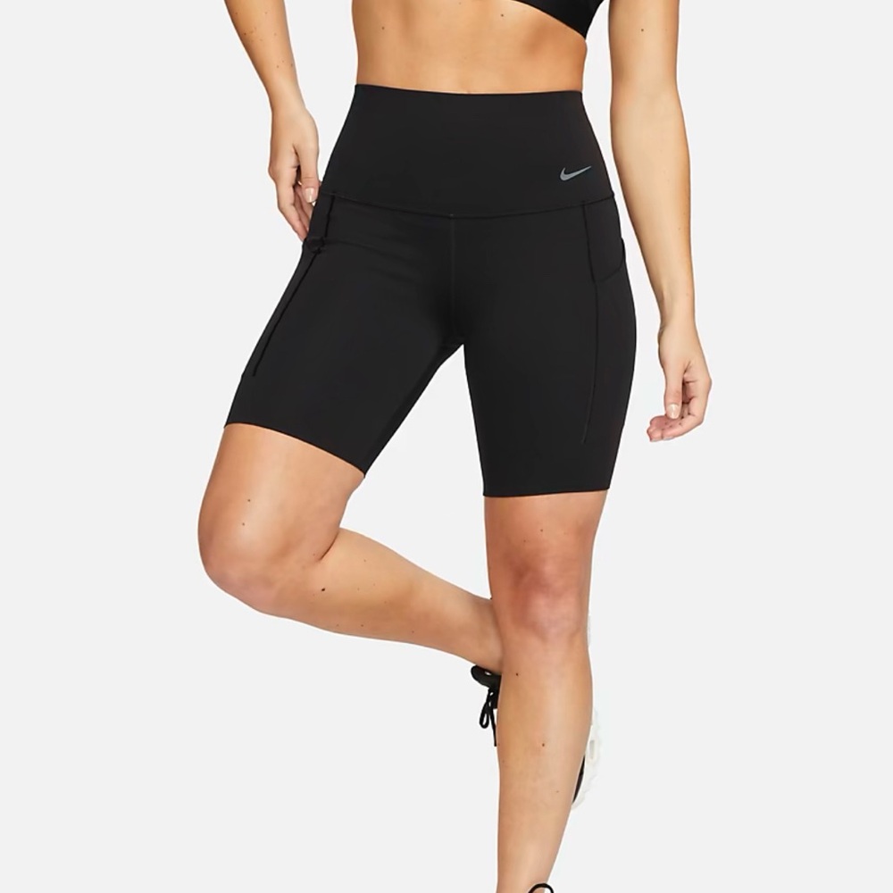 Nike biker shorts 8in seam